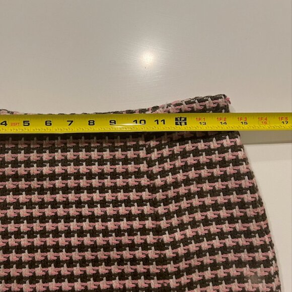 RUTH  Retro Barbie Tweed Chanel Style Suit SET/ Pink Gray White  / Size 2 - Picture 10 of 15